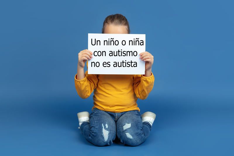 Un niño con autismo, no es autista